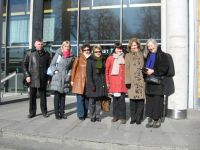 Administracijos direktoriaus pavaduotojas A. Žvikas, Aplinkosaugos skyriaus vyriausioji specialistė Irena Navickaitė, Ekonomikos ir finansų departamento direktorė J. Aksinavičienė su projekto dalyviais