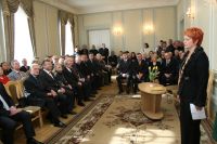 Rajono merė N. Naujokienė dalyvavo Garbės ženklo įteikimo ceromonijoje